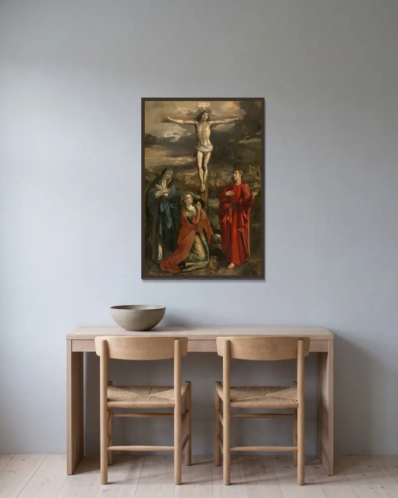 Kalvarie, Maerten De Vos v rámu na stěně
