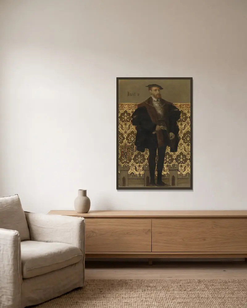 Karl V. von Albrecht De Vriendt gerahmt an einer Wand