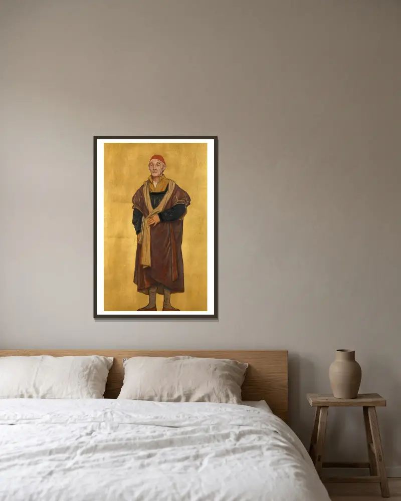Malarz Gerard David, Albrecht De Vriendt w ramie na ścianie