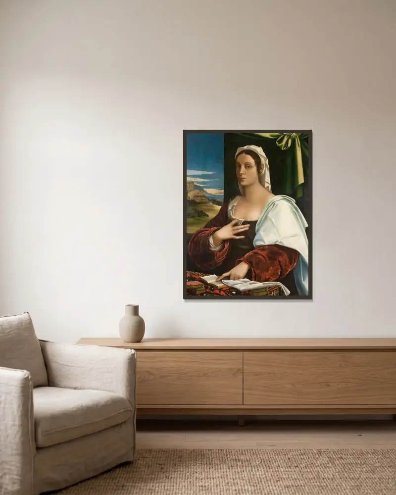 Vittoria Colonna (od 1520 do 1525), Sebastiano del Piombo w ramie na ścianie