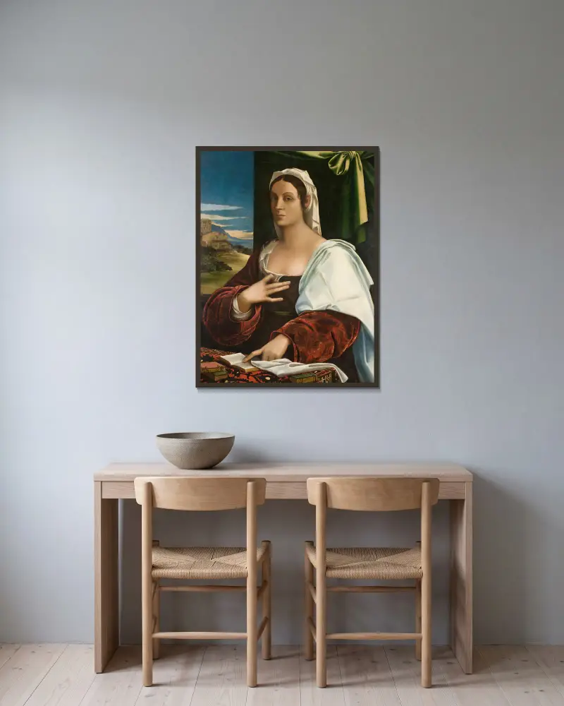Vittoria Colonna (od 1520 do 1525), Sebastiano del Piombo w ramie na ścianie