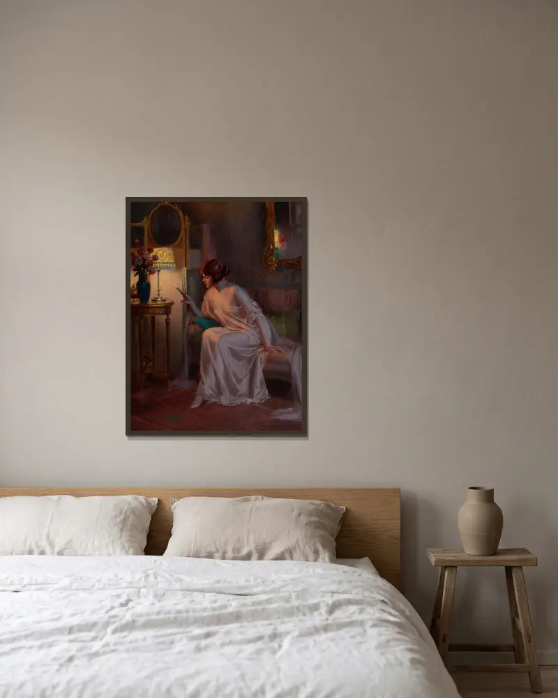 Před spaním, Delphin Enjolras v rámu na stěně