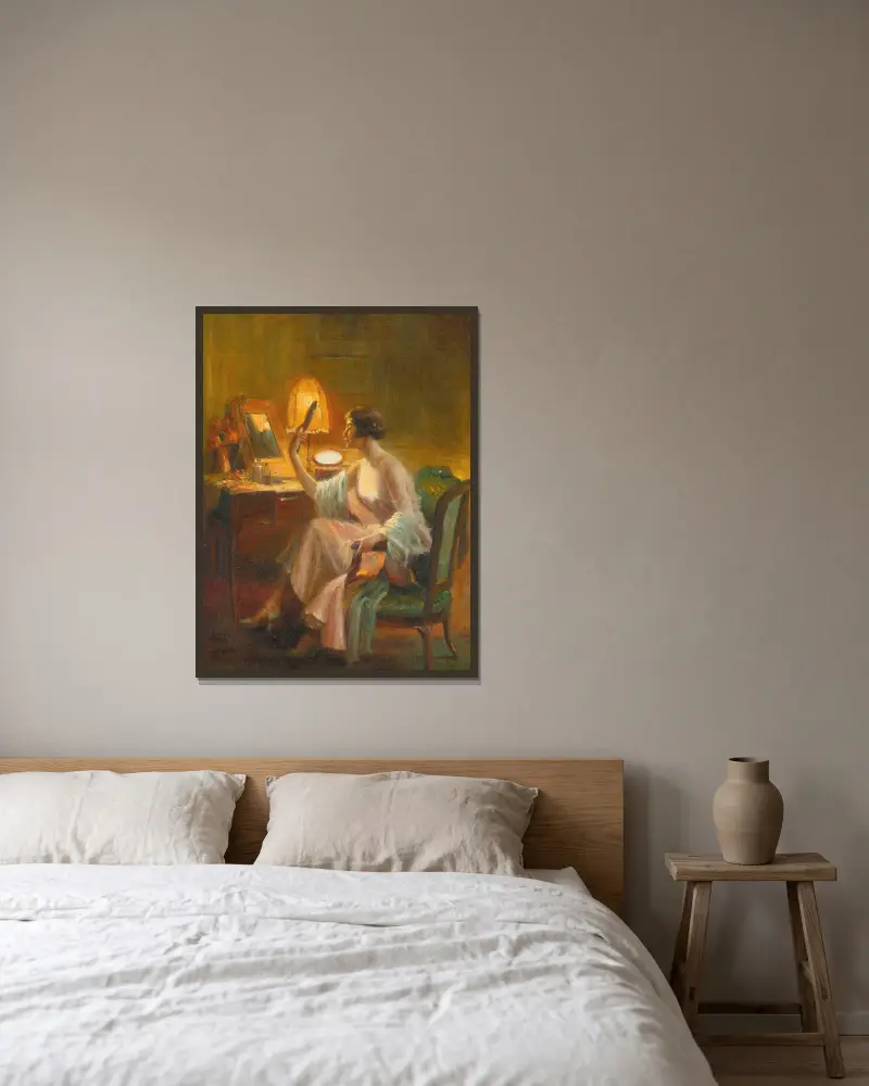 Das Boudoir – Nr. 1 von Delphin Enjolras gerahmt an einer Wand