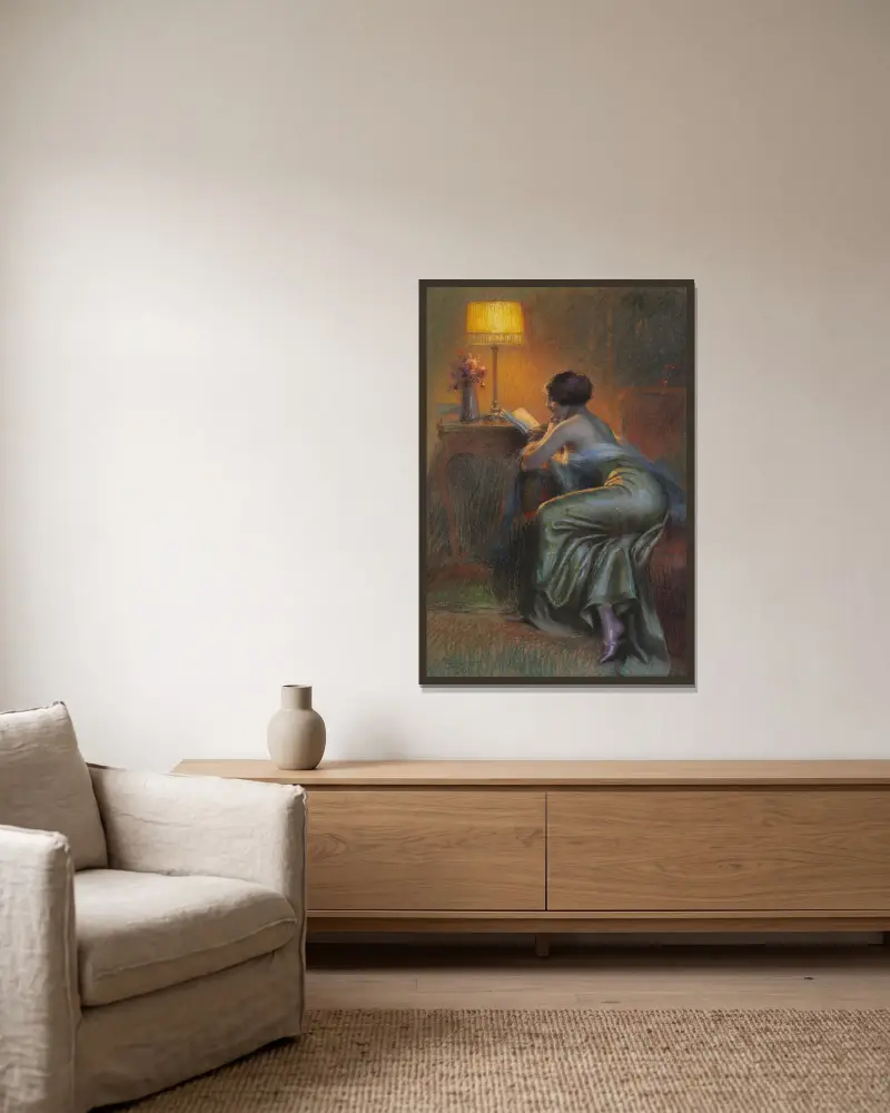 Der Roman von Delphin Enjolras gerahmt an einer Wand