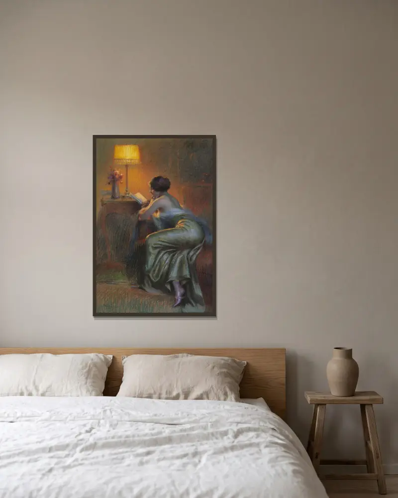 Der Roman von Delphin Enjolras gerahmt an einer Wand
