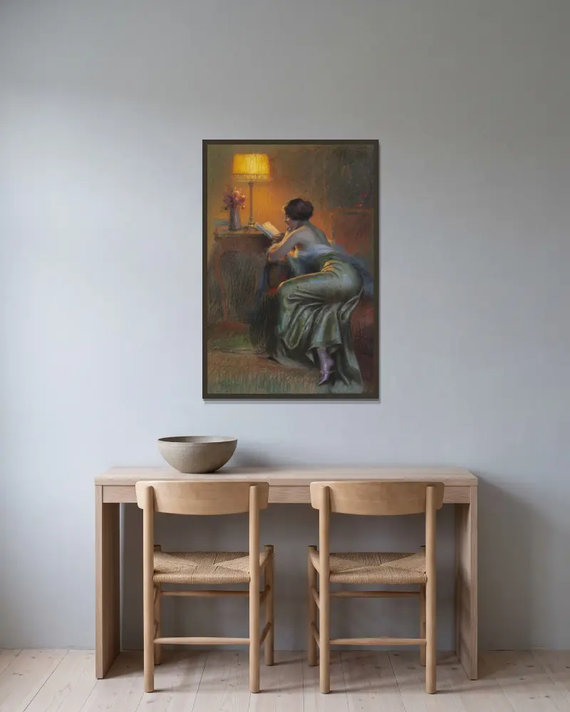 Der Roman von Delphin Enjolras gerahmt an einer Wand
