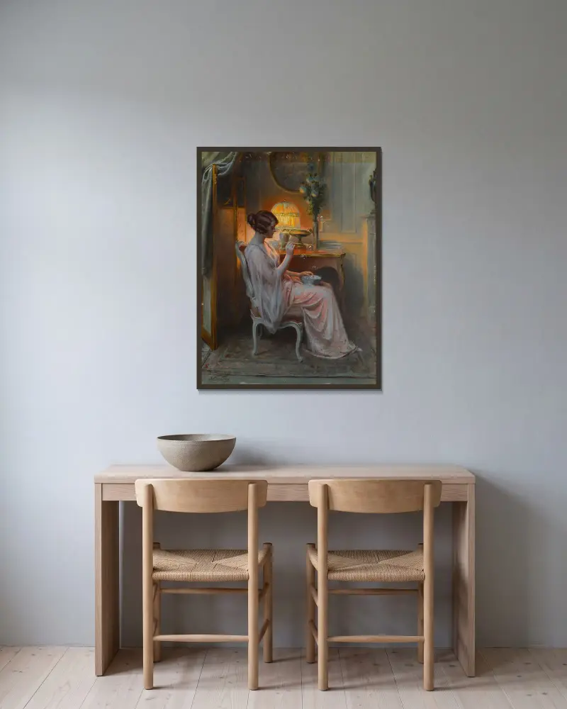 Les bulles de savon av Delphin Enjolras inramad på en vägg