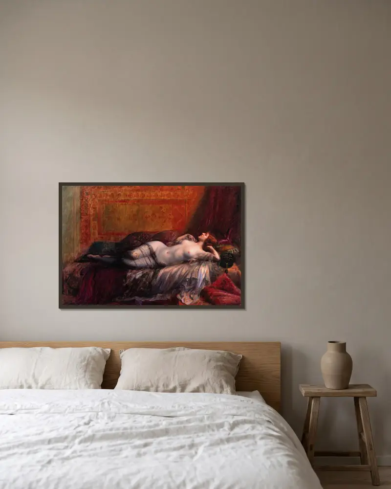 Odaliska, Delphin Enjolras v rámu na stěně