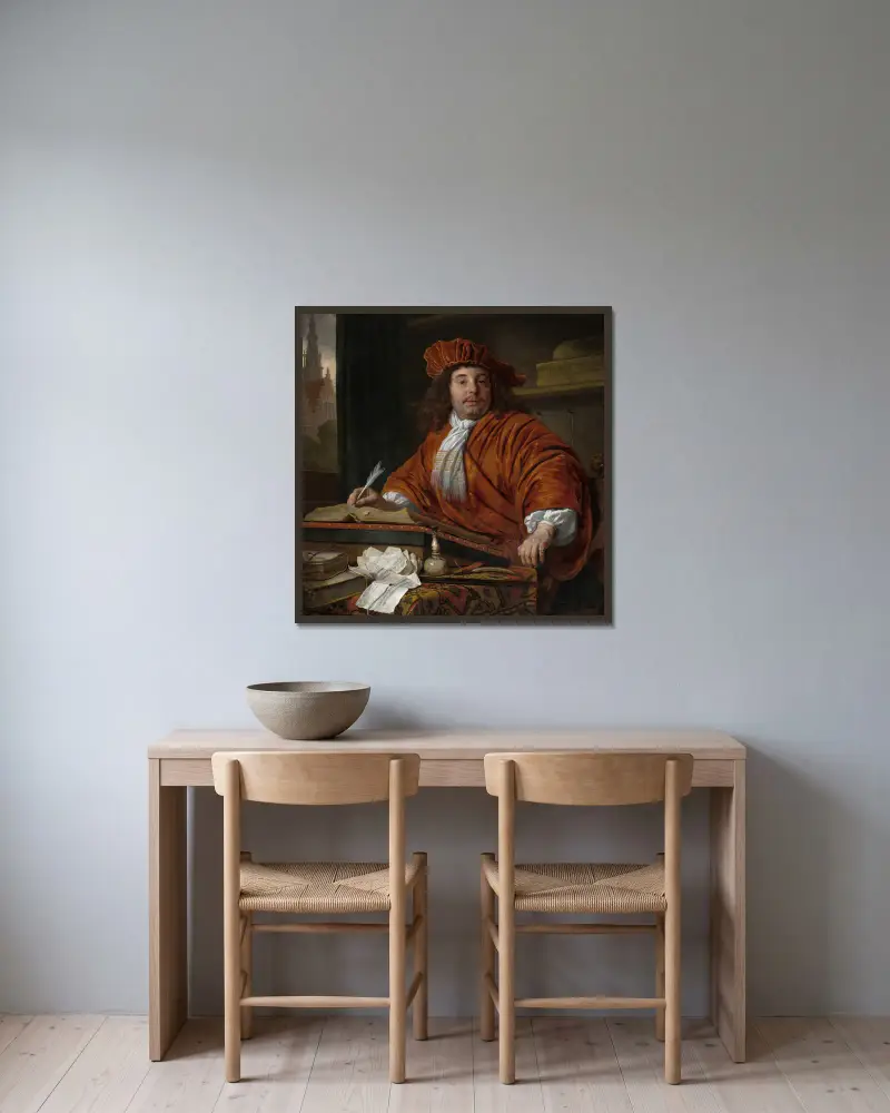 Daniel Bernard (1626–1714), Bartholomeus van der Helst v rámu na stěně
