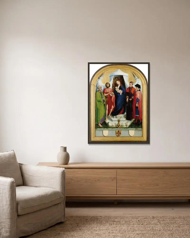 Madonna Medyceuszy, Rogier van der Weyden w ramie na ścianie