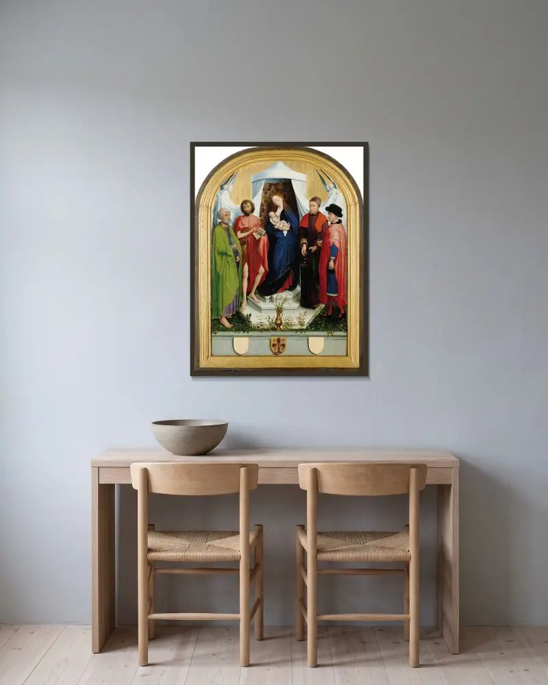Madonna Medyceuszy, Rogier van der Weyden w ramie na ścianie