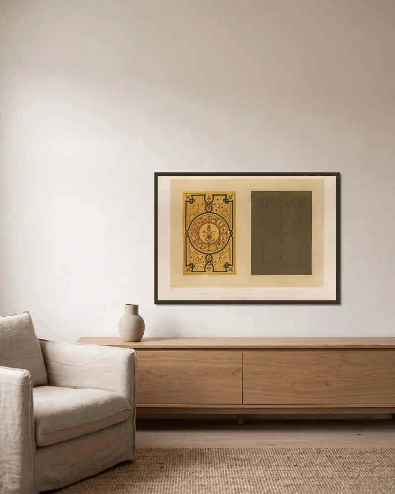 Buchbinderei von Matthew Digby Wyatt gerahmt an einer Wand
