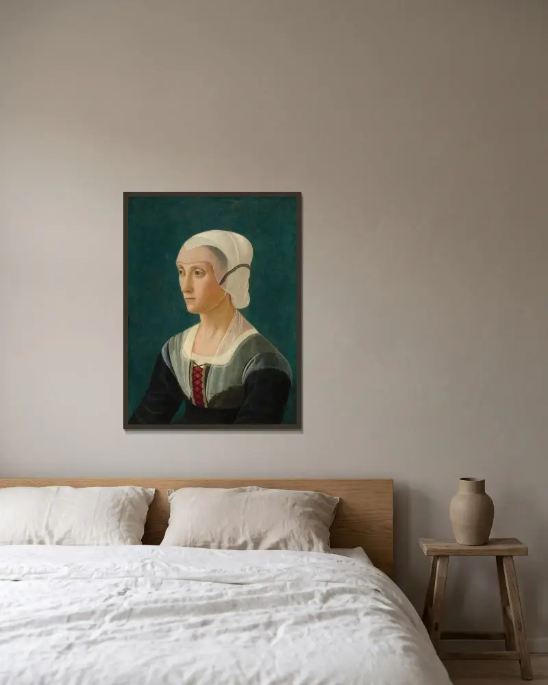 Lucrezia Tornabuoni, Domenico Ghirlandaio w ramie na ścianie