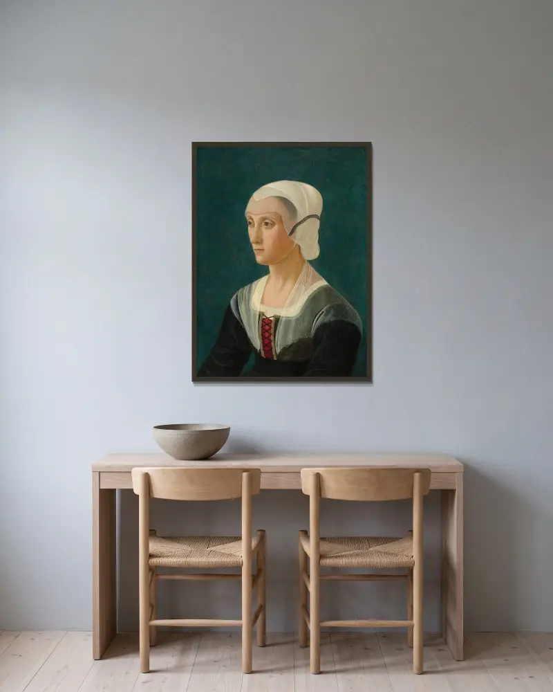 Lucrezia Tornabuoni, Domenico Ghirlandaio w ramie na ścianie
