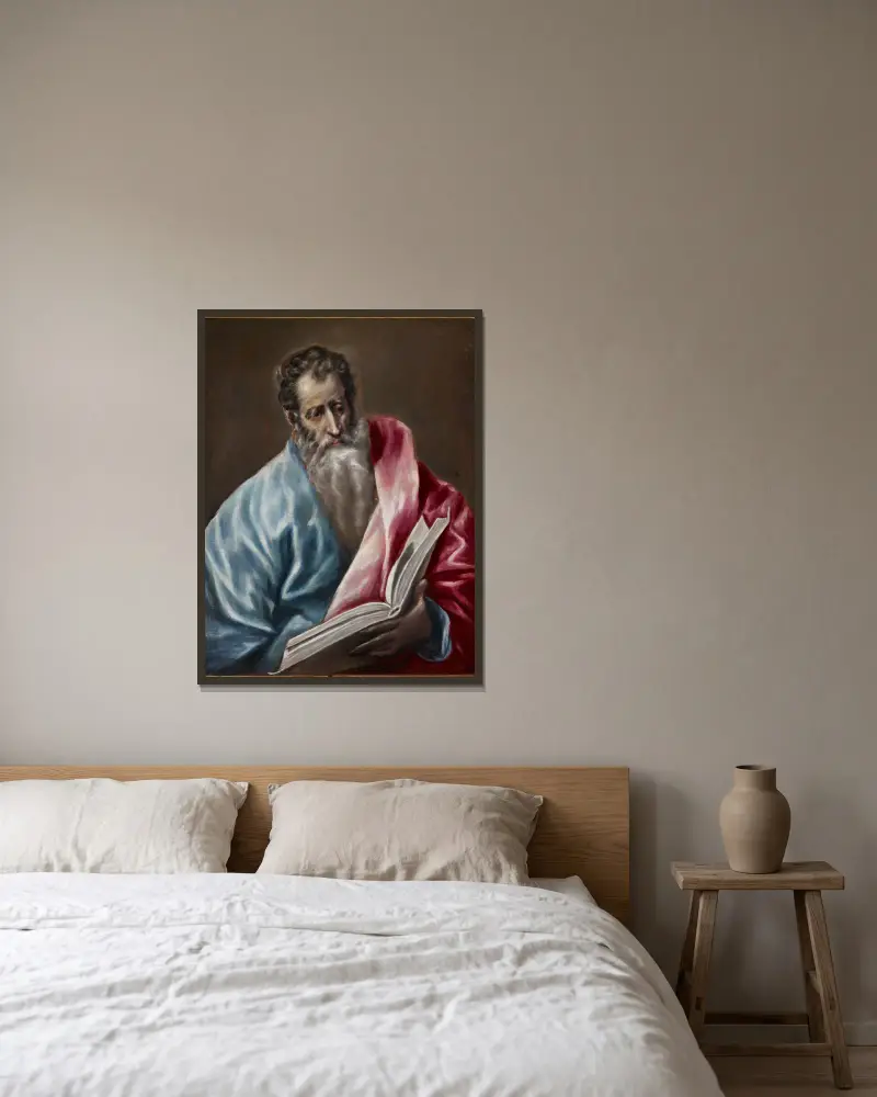 Święty Mateusz, El Greco (Domenikos Theotokopoulos) w ramie na ścianie