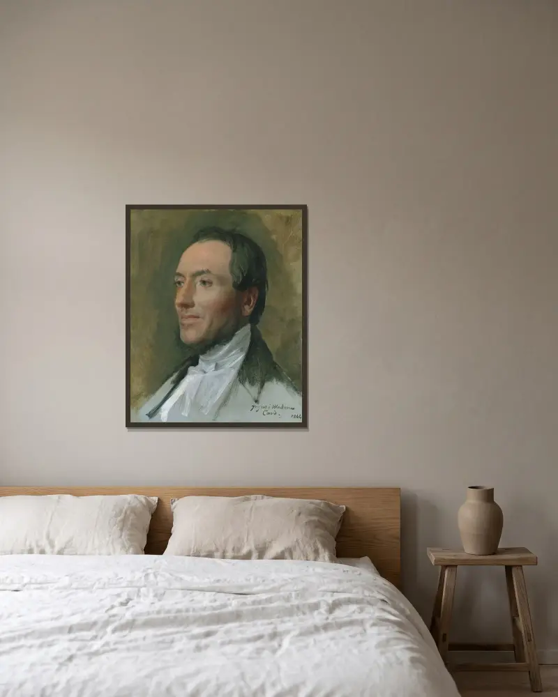 Edmond Cavé, Jean Auguste Dominique Ingres w ramie na ścianie