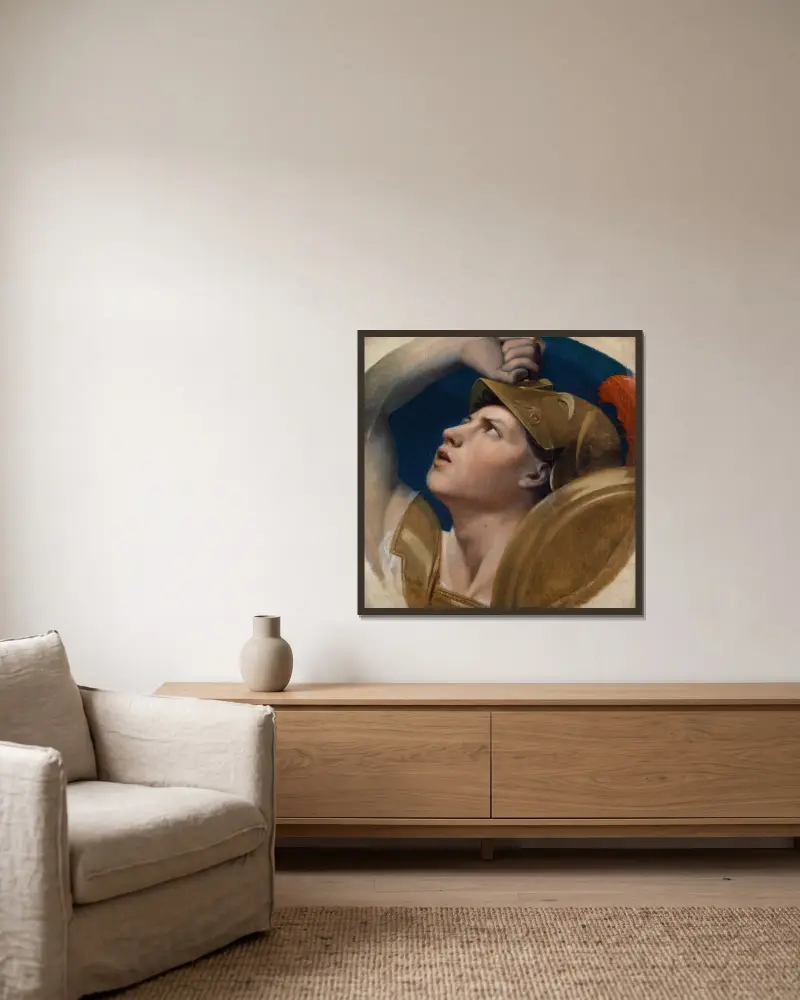 Mars, Jean Auguste Dominique Ingres v rámu na stěně
