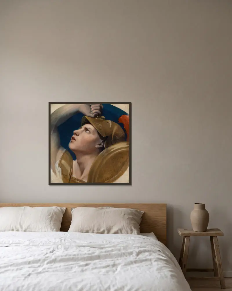 Mars, Jean Auguste Dominique Ingres v rámu na stěně
