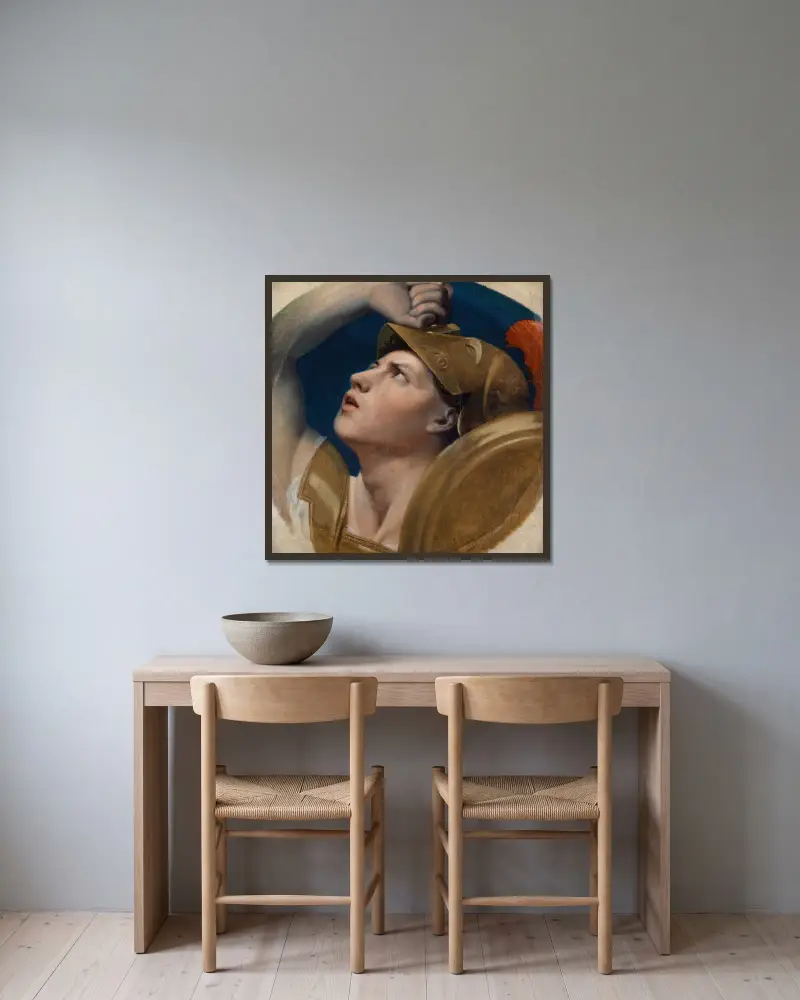 Mars, Jean Auguste Dominique Ingres v rámu na stěně