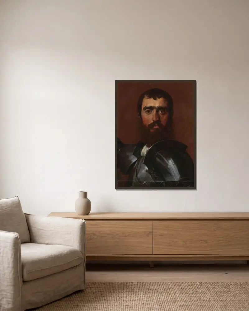 Kondotiér, Jean Auguste Dominique Ingres v rámu na stěně