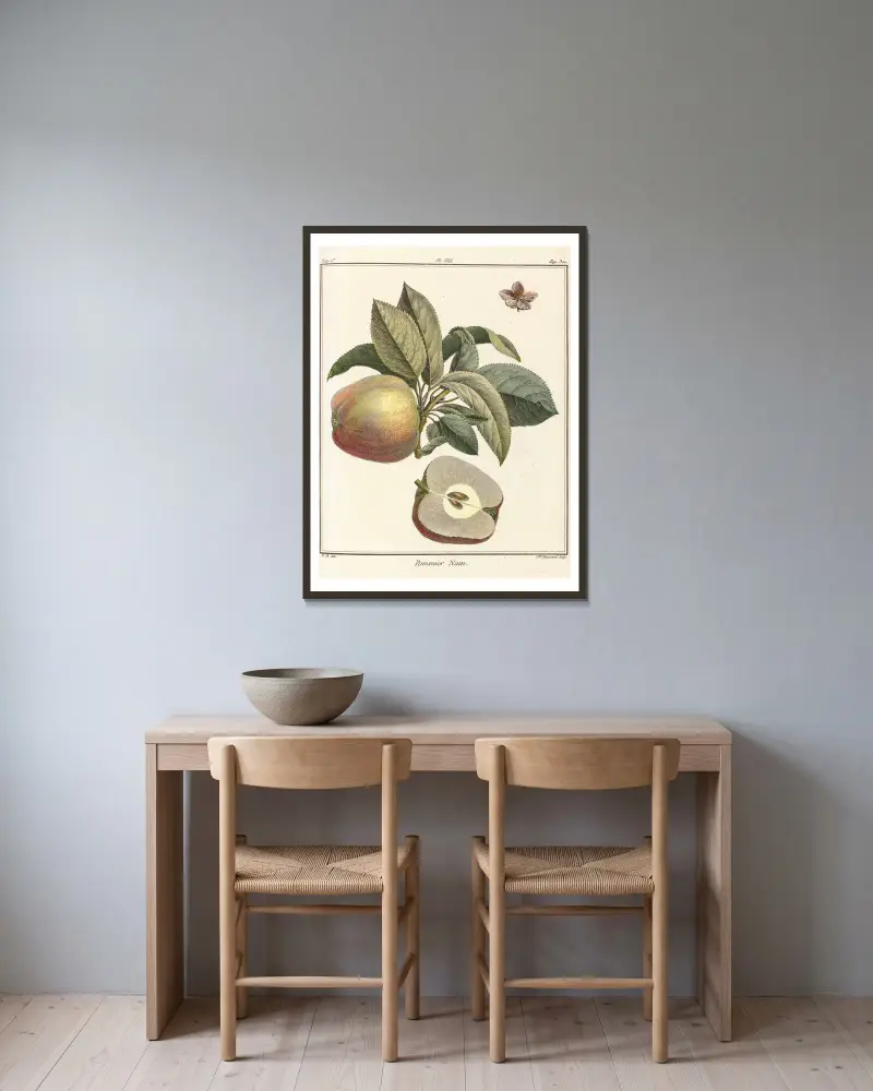 Traité des arbres fruitiers Pl.49 av Henri-Louis Duhamel du Monceau inramad på en vägg