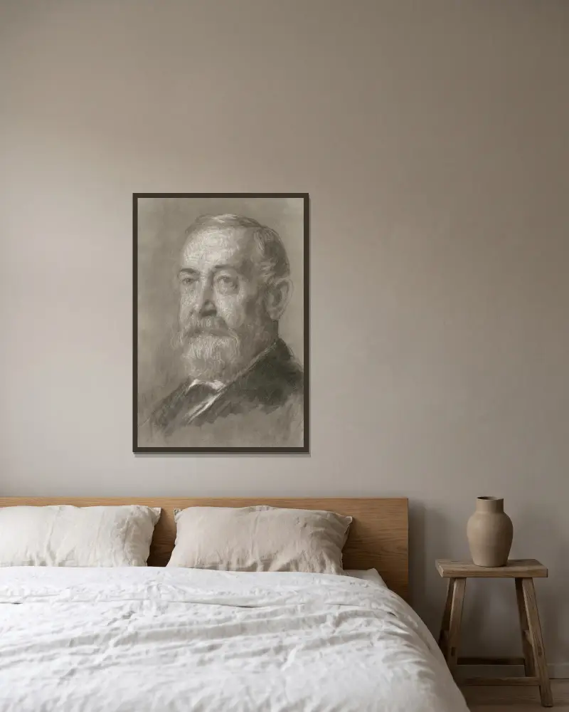 Benjamin Harrison, 1895, Eastman Johnson w ramie na ścianie