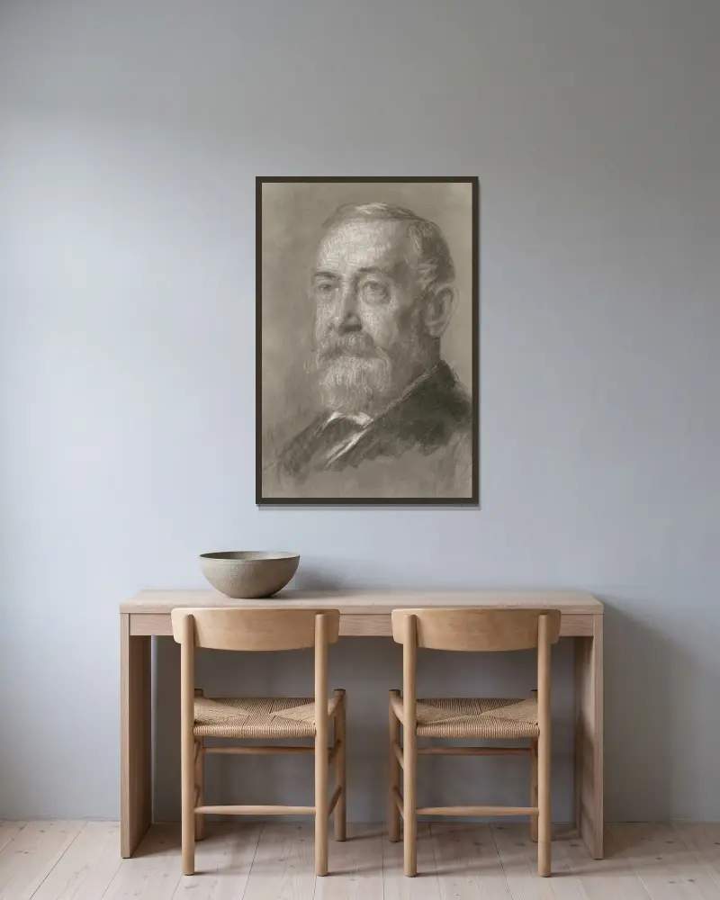 Benjamin Harrison, 1895, Eastman Johnson w ramie na ścianie