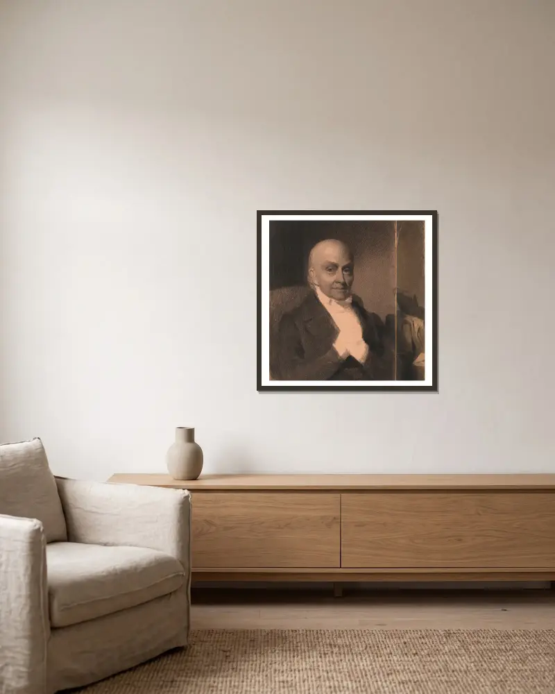 John Quincy Adams, Eastman Johnson w ramie na ścianie