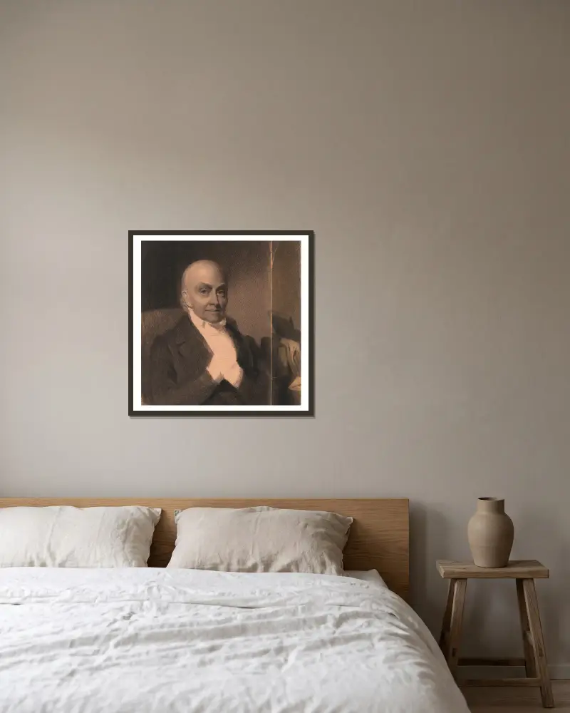 John Quincy Adams, Eastman Johnson w ramie na ścianie