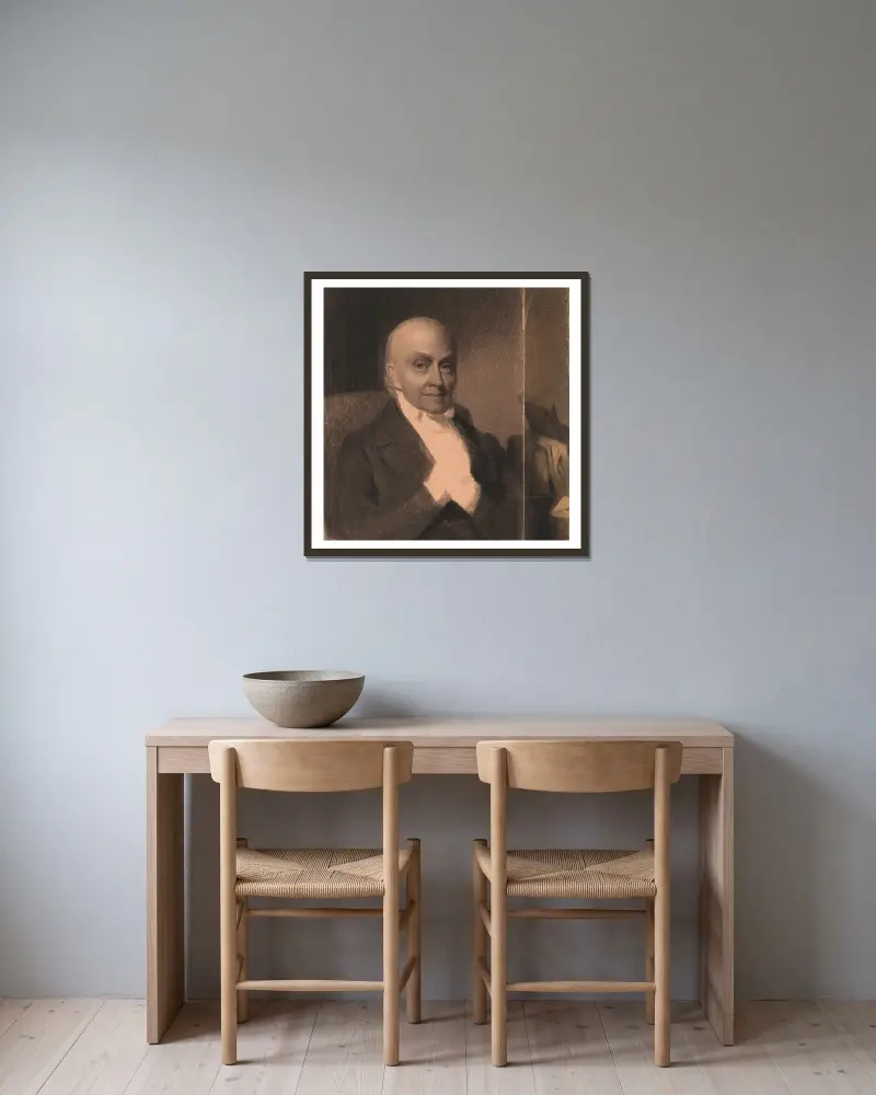 John Quincy Adams, Eastman Johnson w ramie na ścianie