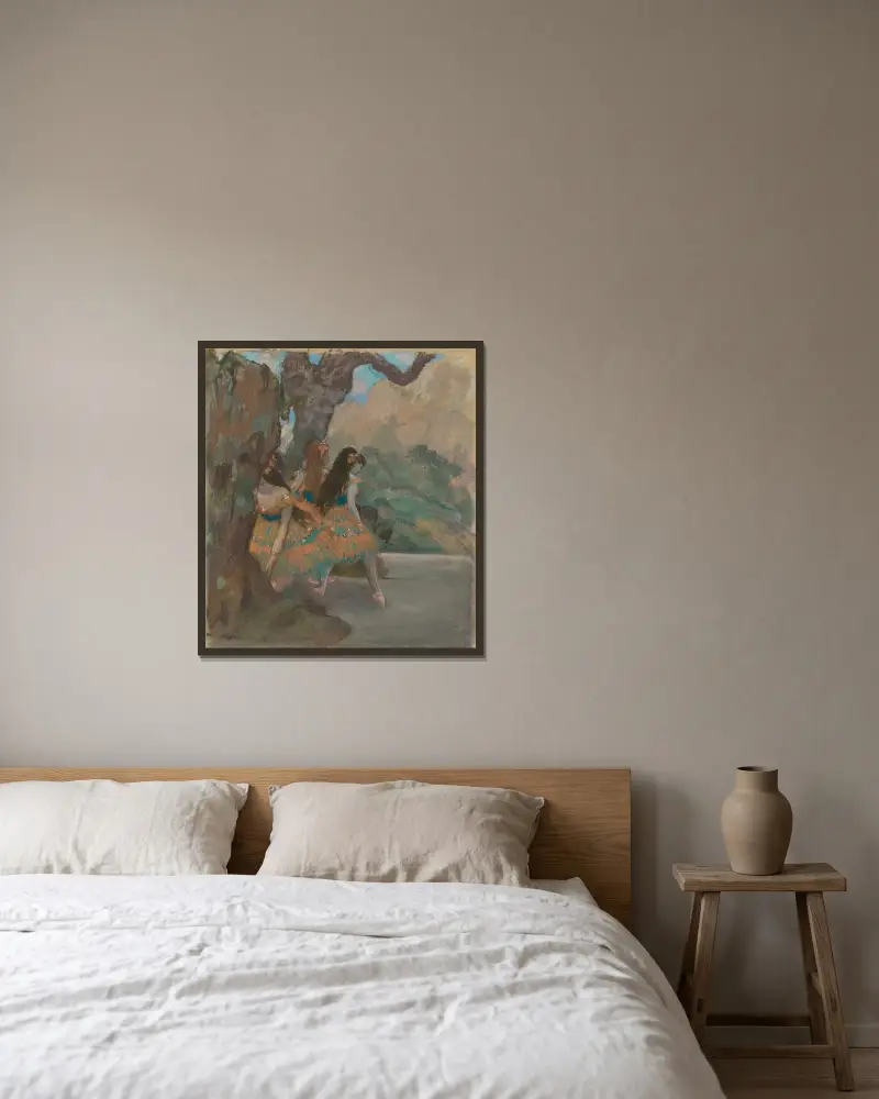 Baletky, Edgar Degas v rámu na stěně