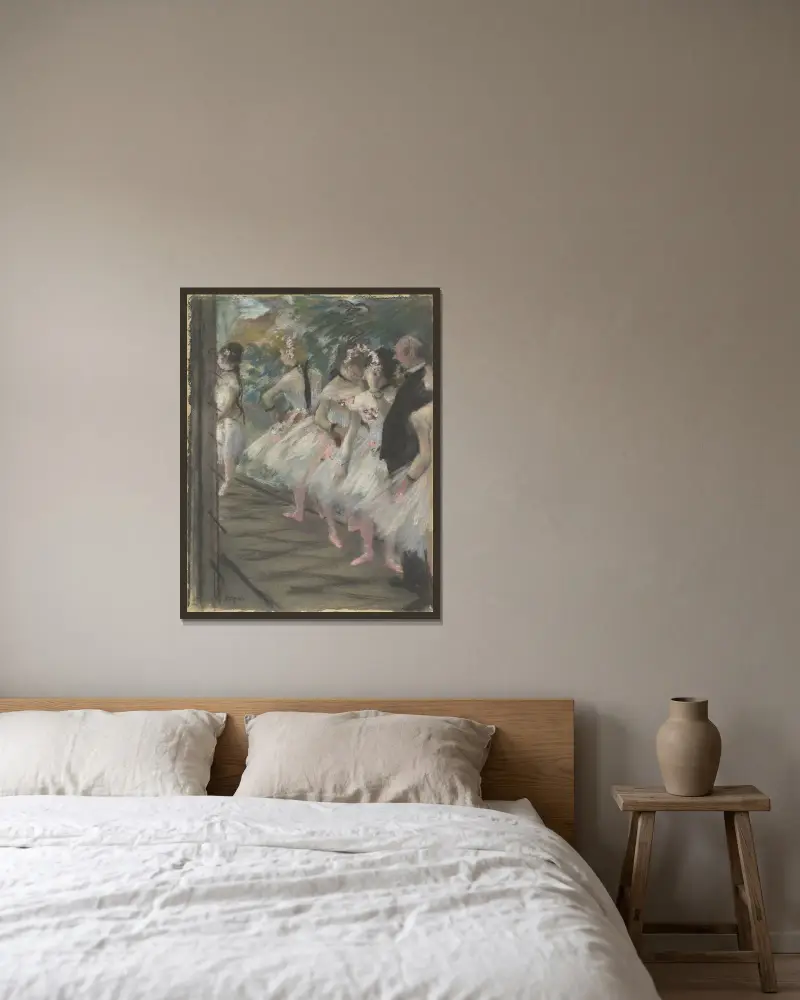 Balet, Edgar Degas v rámu na stěně