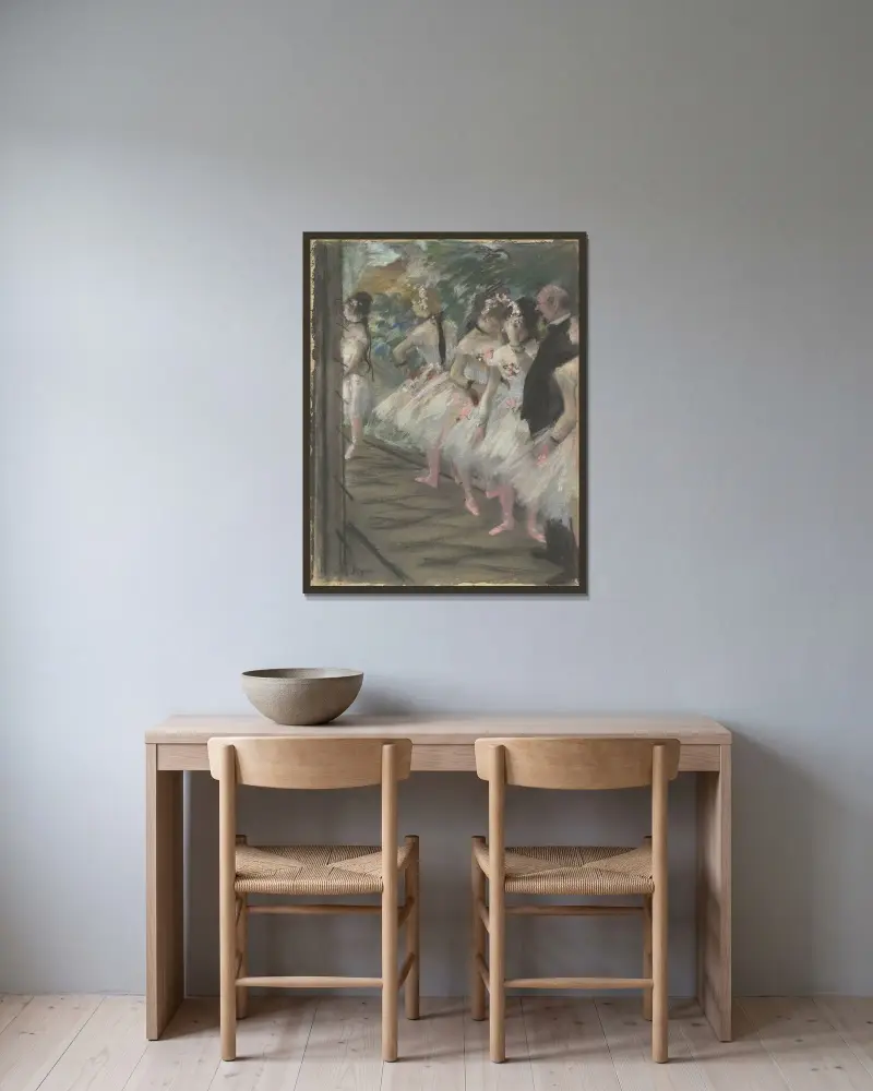 Balet, Edgar Degas v rámu na stěně