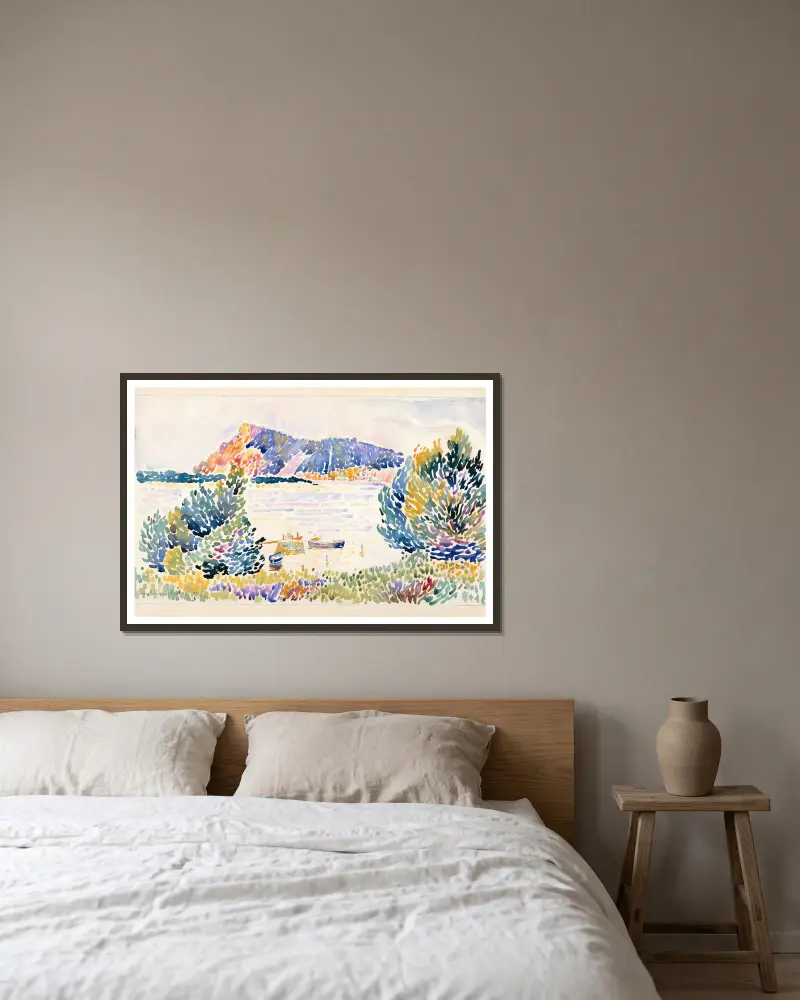 Cap Nègre, Henri-Edmond Cross w ramie na ścianie