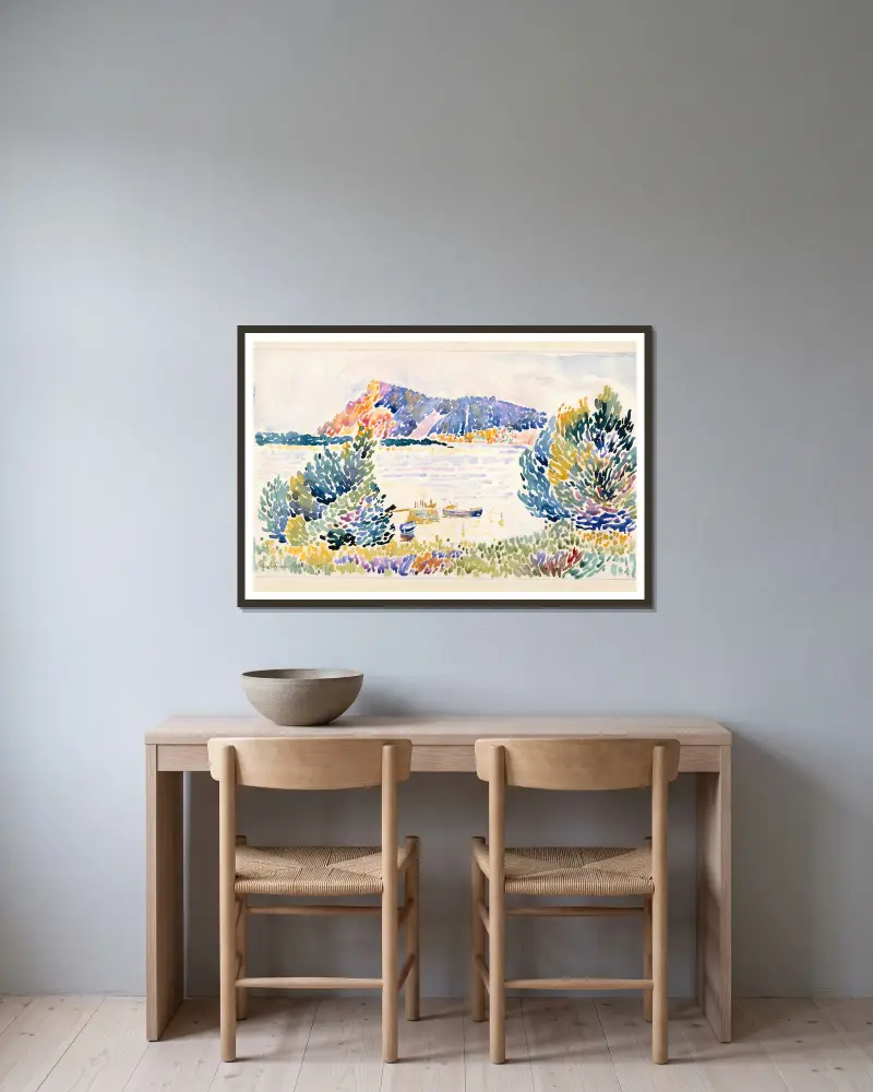 Cap Nègre, Henri-Edmond Cross w ramie na ścianie