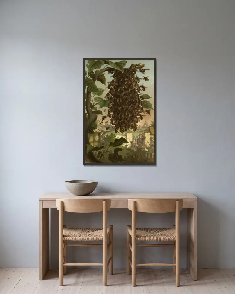 Die Insekten, Tausendfüssler und Spinnen Pl 08 av Alfred Edmund Brehm inramad på en vägg