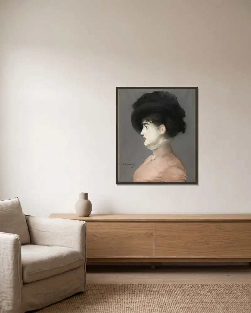 Irma Brunner, Édouard Manet w ramie na ścianie