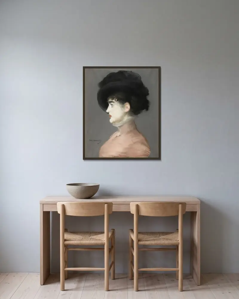 Irma Brunner, Édouard Manet w ramie na ścianie