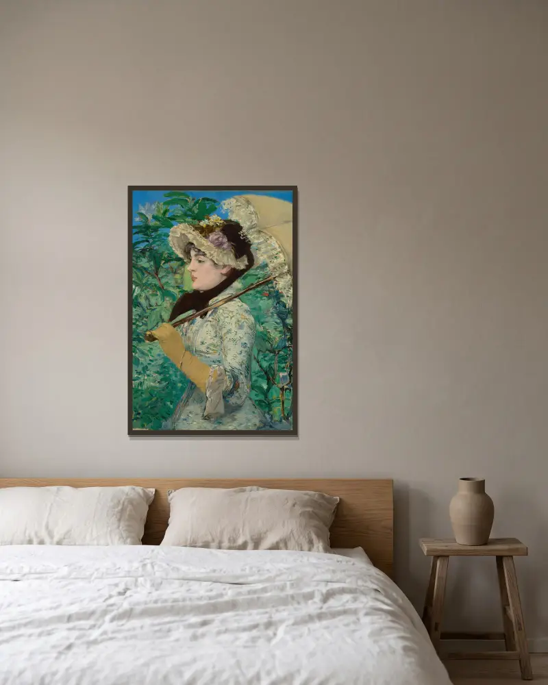 Jeanne (Wiosna), 1881, Édouard Manet w ramie na ścianie