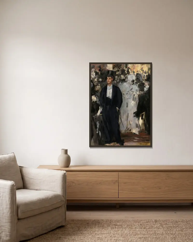 Bal w Operze, Édouard Manet w ramie na ścianie