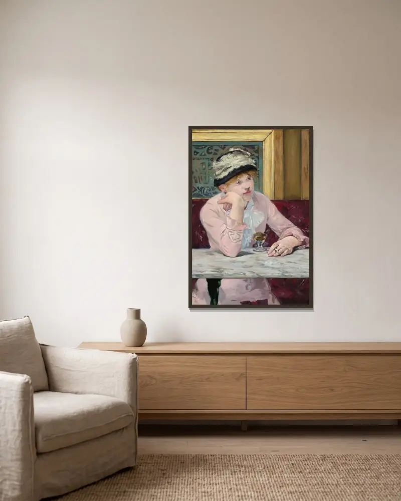 Švestkovice, Édouard Manet v rámu na stěně