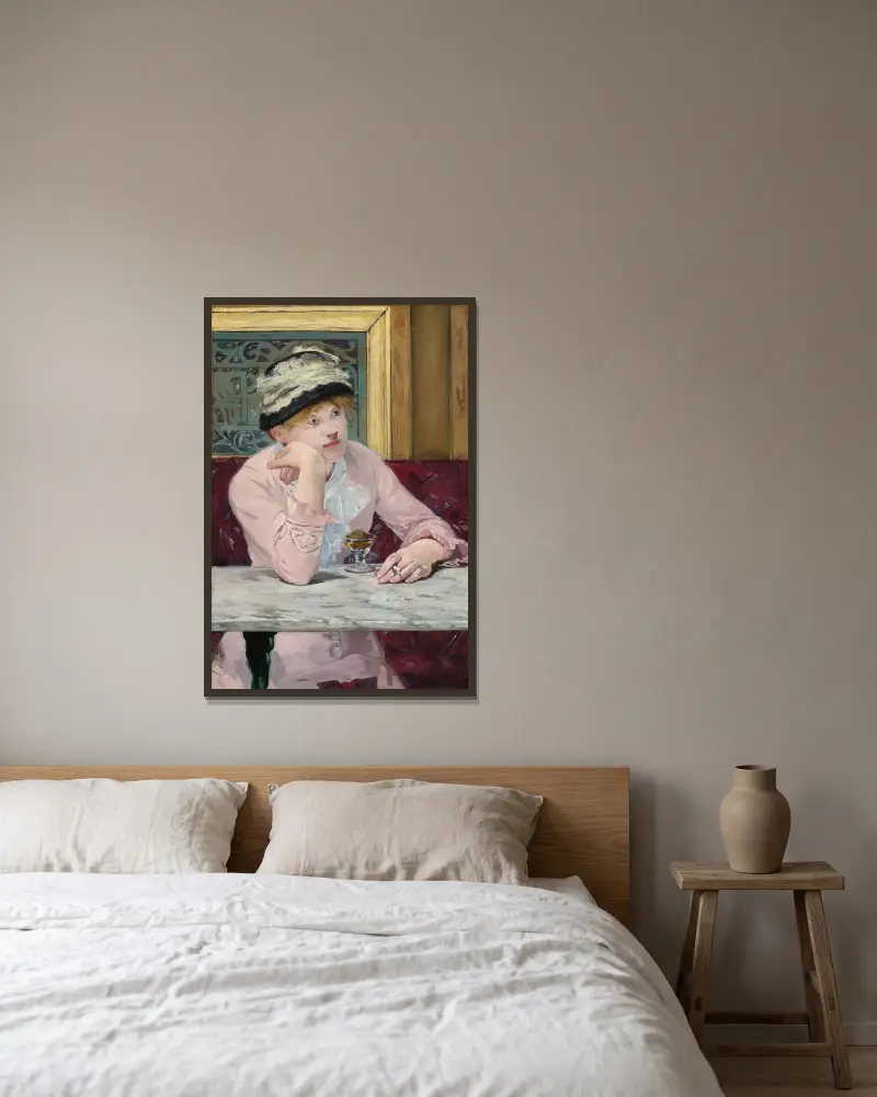 Švestkovice, Édouard Manet v rámu na stěně