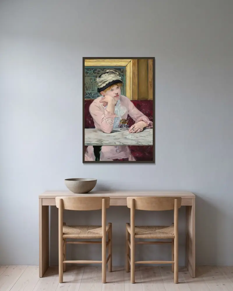 Švestkovice, Édouard Manet v rámu na stěně
