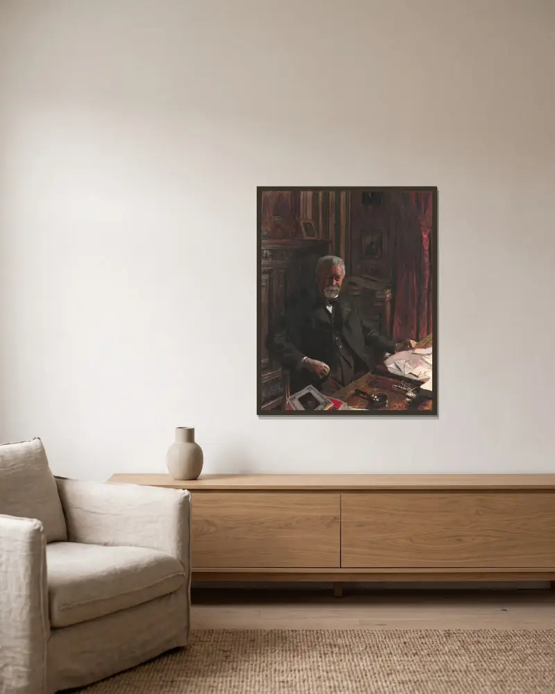 André Bénac, Édouard Vuillard w ramie na ścianie