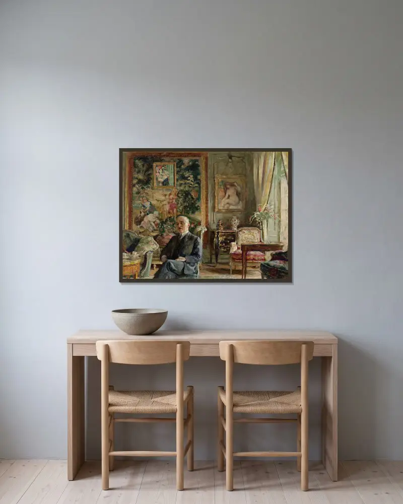 Jean Laroche von Édouard Vuillard gerahmt an einer Wand