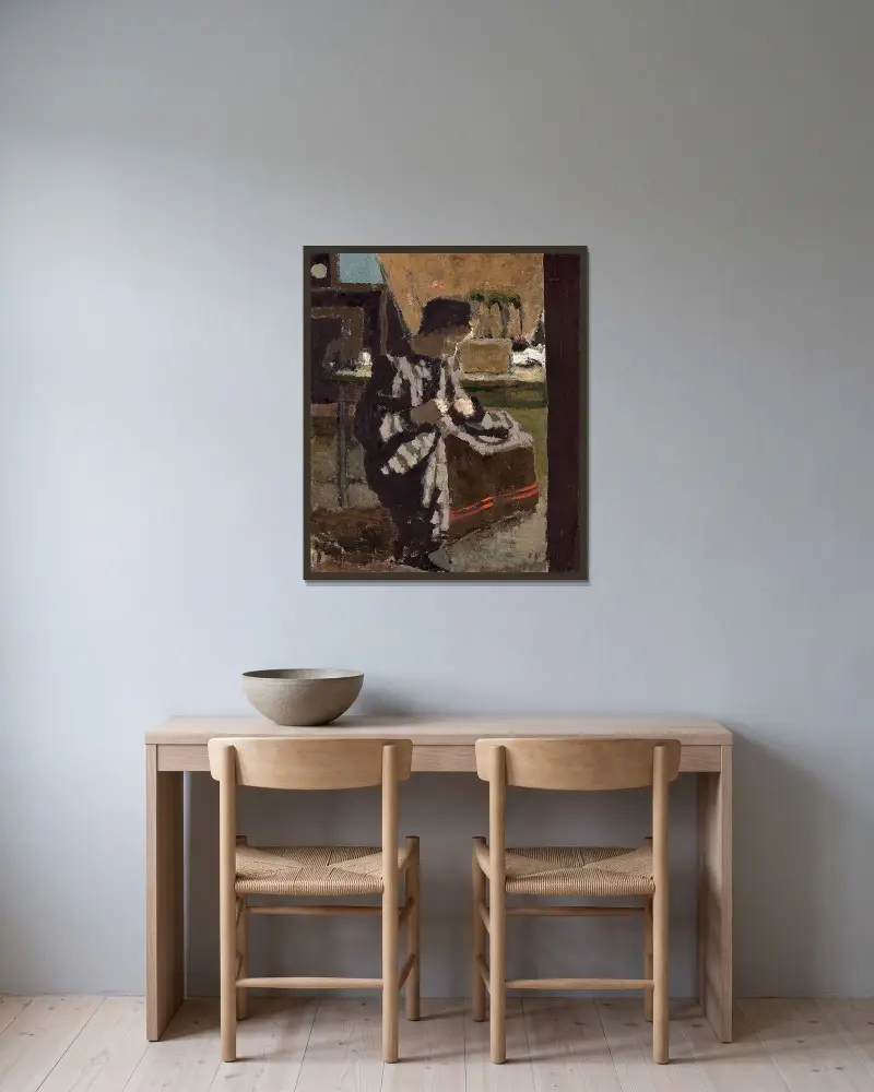Szycie, Édouard Vuillard w ramie na ścianie