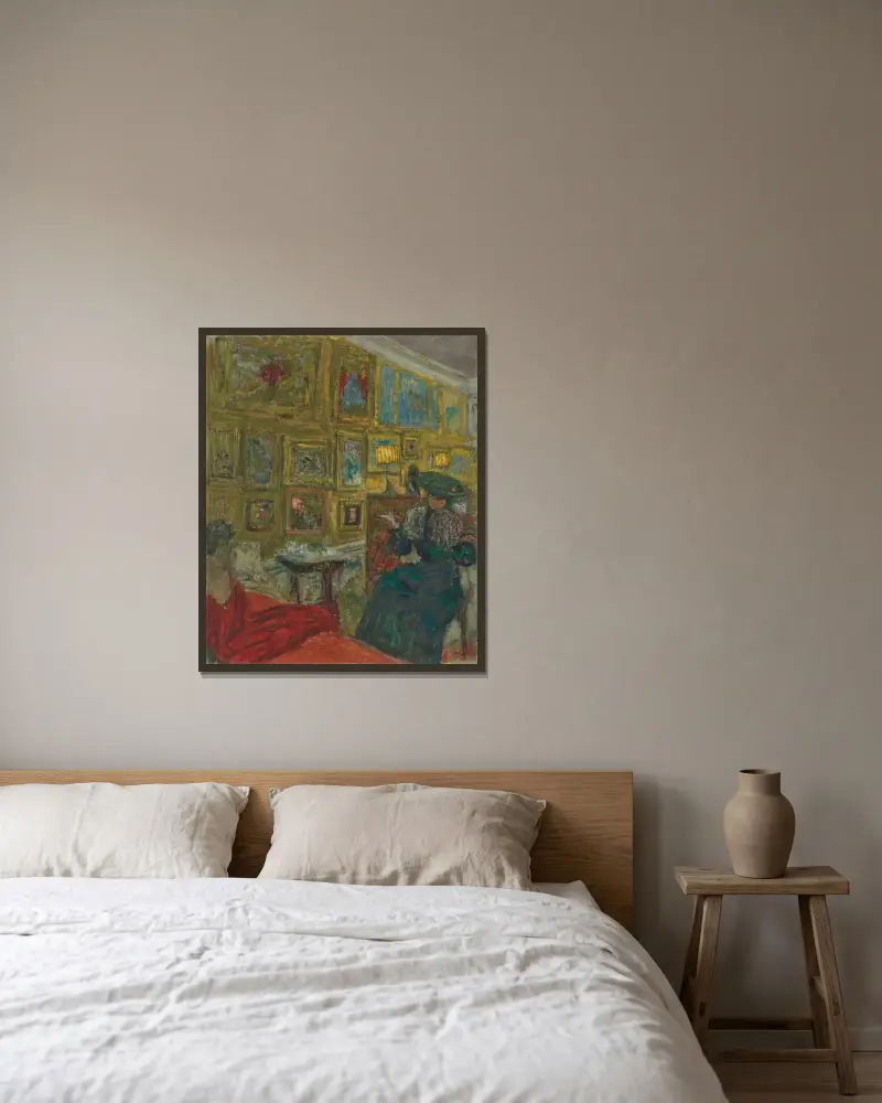 Odwiedzająca, Édouard Vuillard w ramie na ścianie