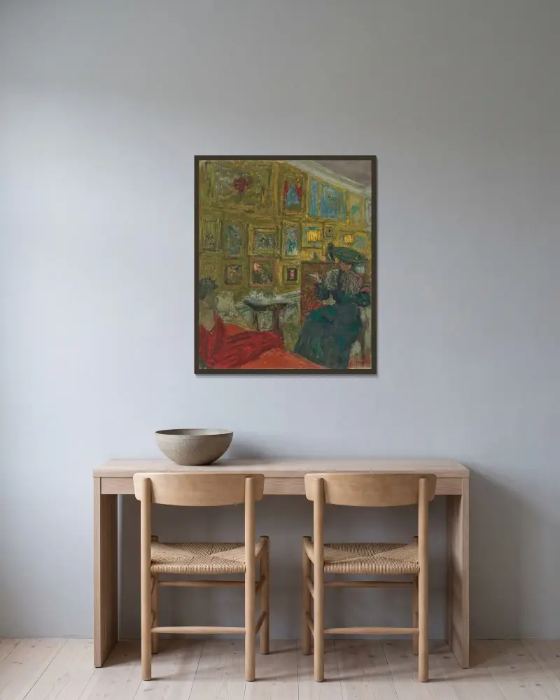 Odwiedzająca, Édouard Vuillard w ramie na ścianie