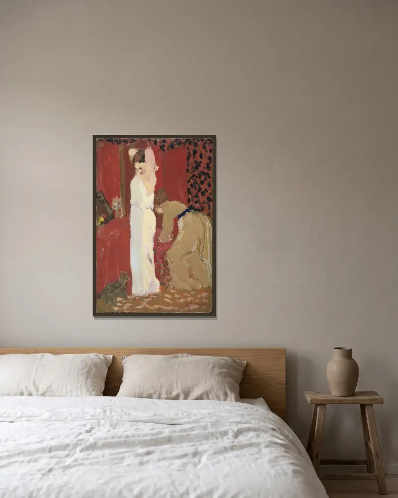 Przymiarka, Édouard Vuillard w ramie na ścianie