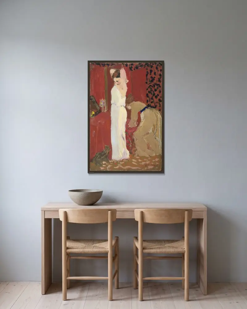 Przymiarka, Édouard Vuillard w ramie na ścianie